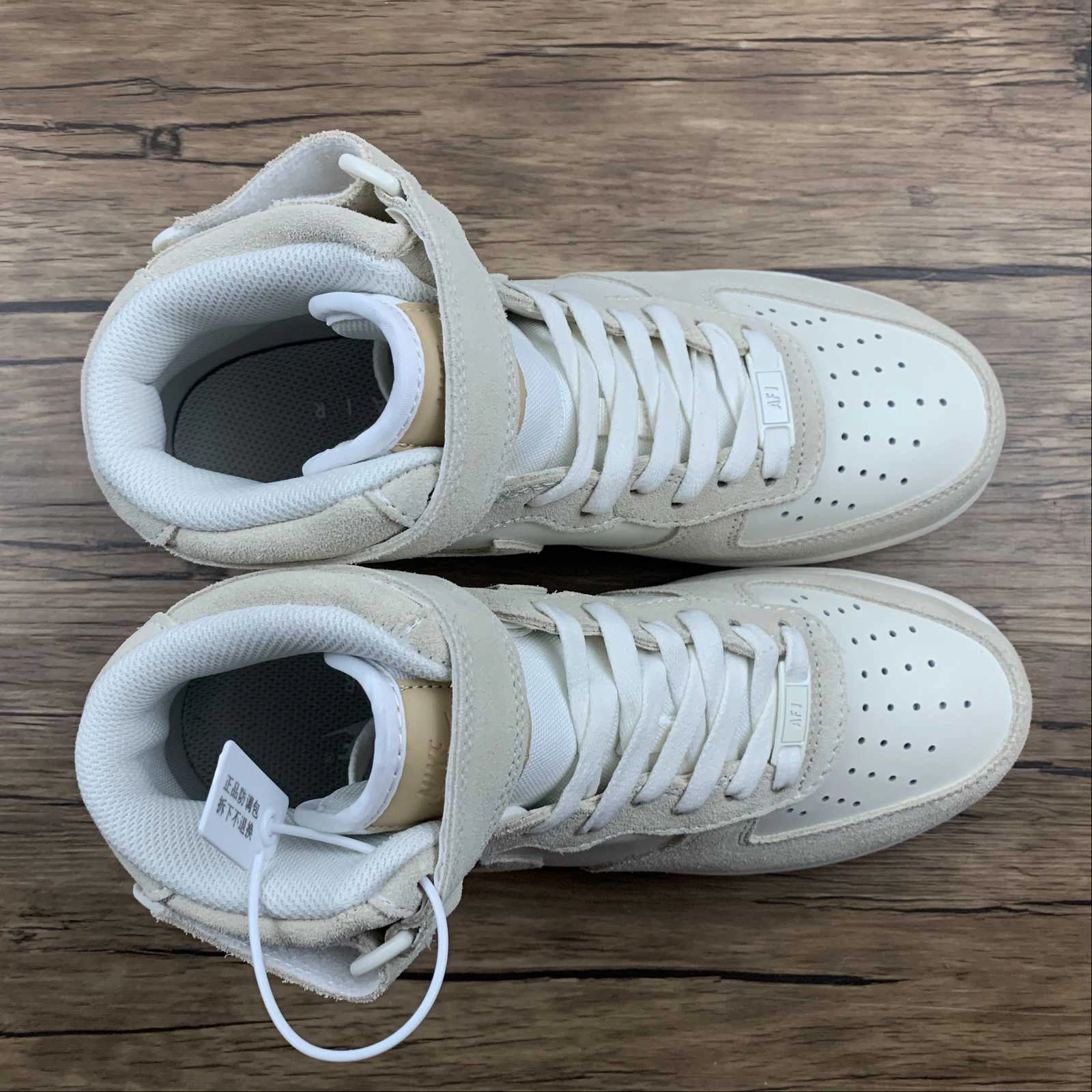 Air Force 1 High Grey White CW7584-200 Fit Support Lime Fresh