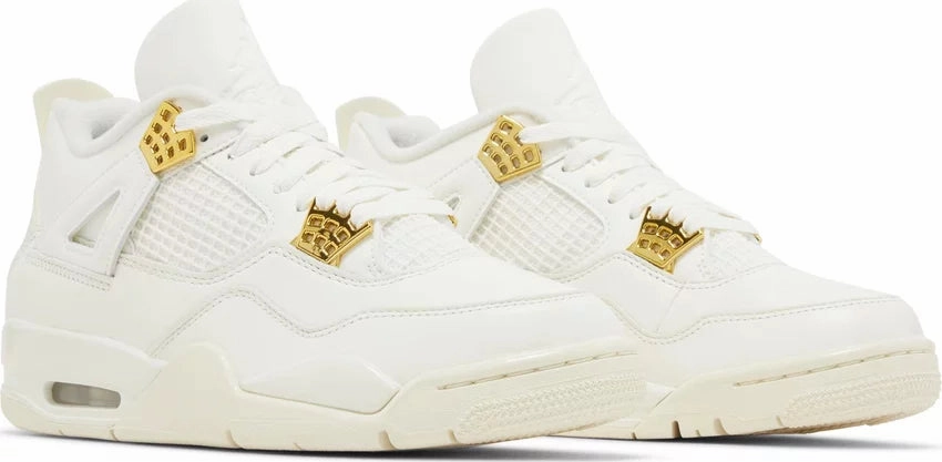 Every Move Modern Street Nike Jordan 4 Metallic Gold W