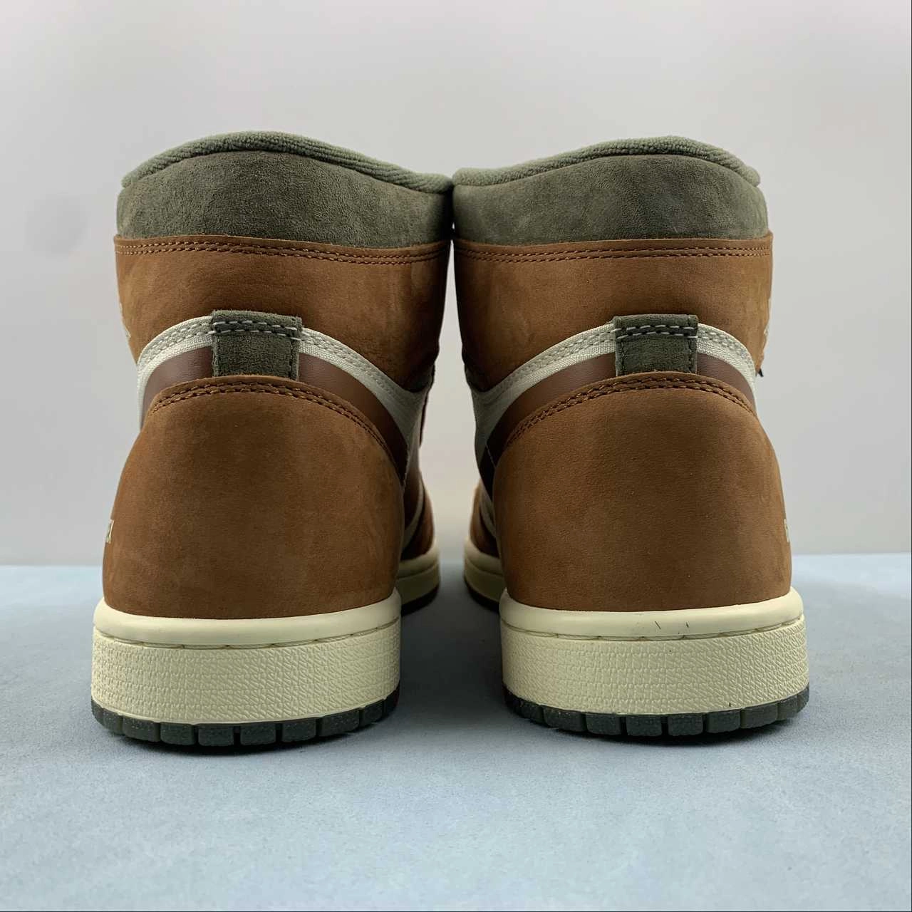 Any Season Cush Pad Air Jordan 1 High Element Gore-Tex Olive Brown DB2889-102