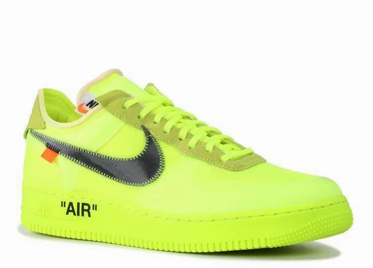Nike Air Force 1 Low Off-White Volt odor - resistant shoes