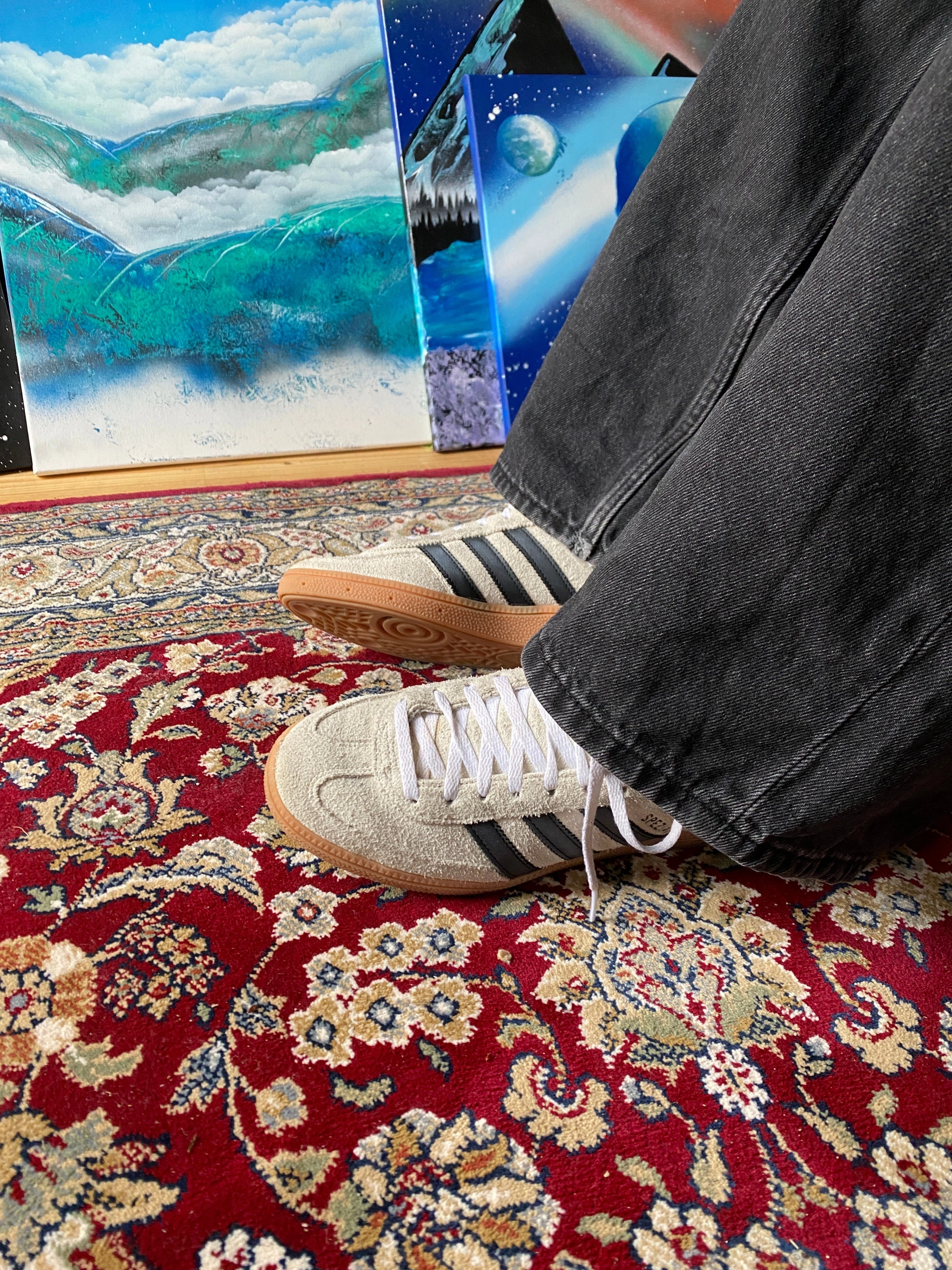 Adidas Handball Spezial Aluminum Core Black Karma Sneaks