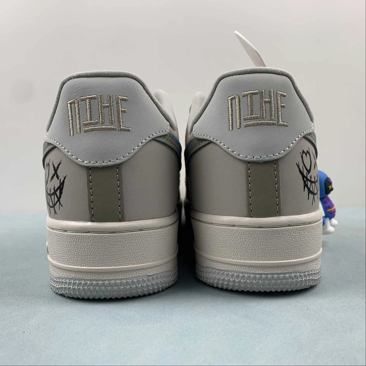 Lunch Jog Comfy Outsole Air Force 1 07 Low Joker Coffee Gray Blue XL2312-111