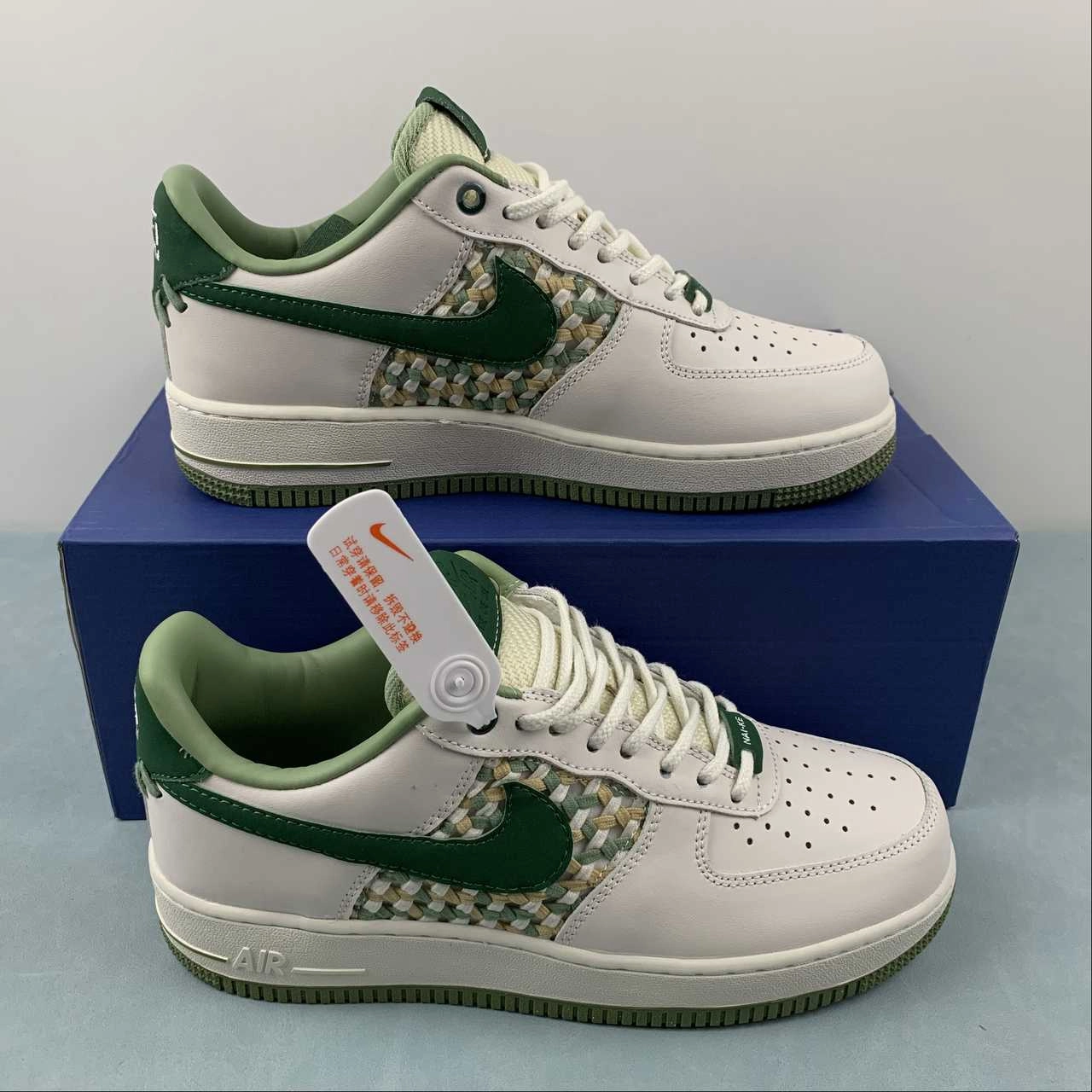 Weekend Comfort Air Force 1 Low NAI-KE Sail Gorge Green Pistachio FN0369-100