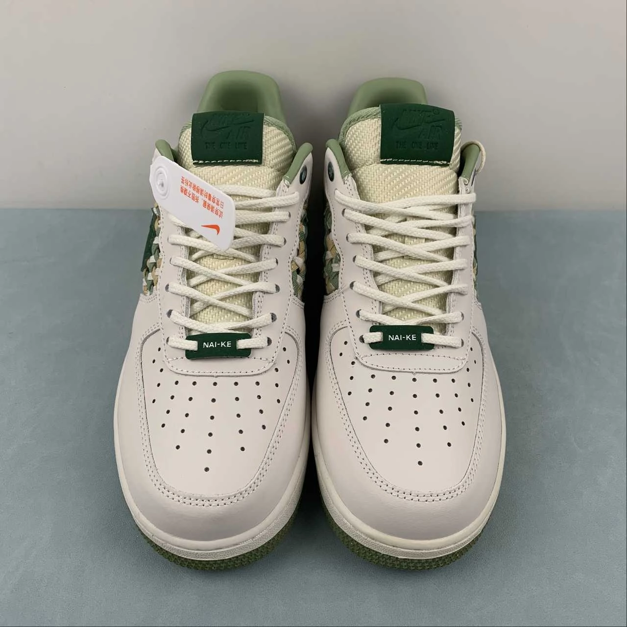 Lace   Up Style Air Force 1 Low NAI-KE Sail Gorge Green Pistachio FN0369-100