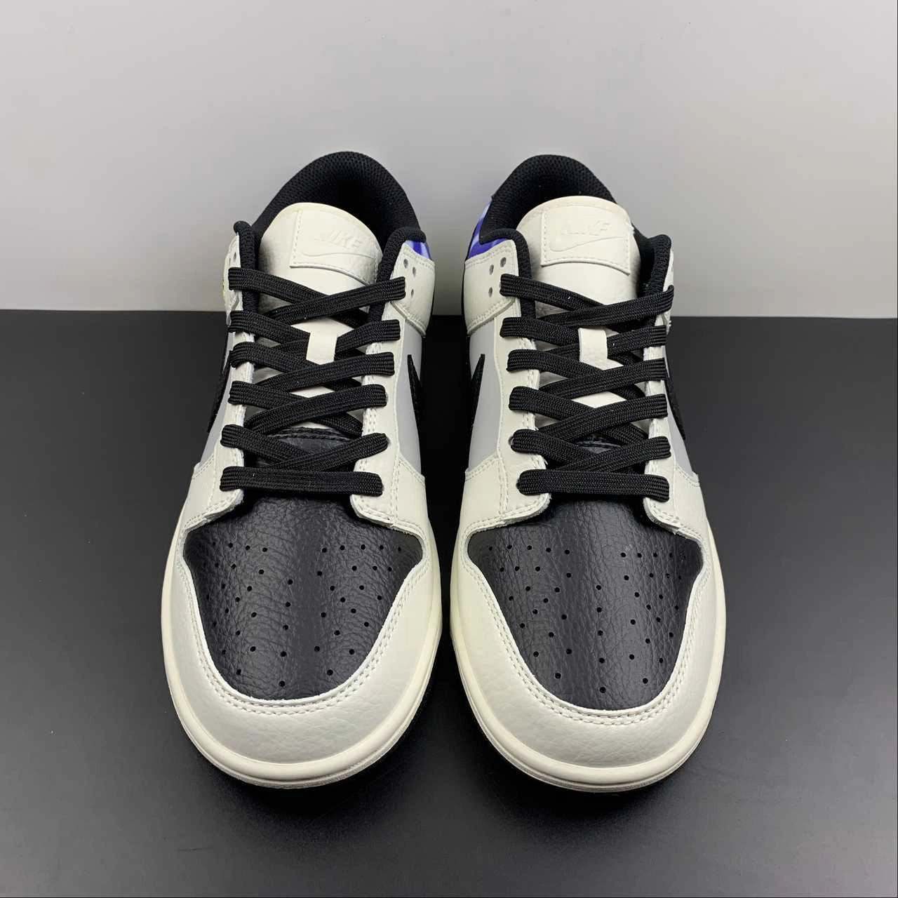 SB Dunk Low Beige Black Beicai Smiley Face BB1609-112 Trend-setting wear