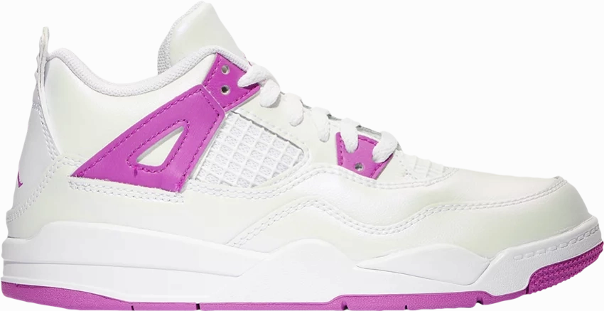 Cushioned traction Neutral Colorways Nike Jordan 4 Hyper Violet PS (Kids)