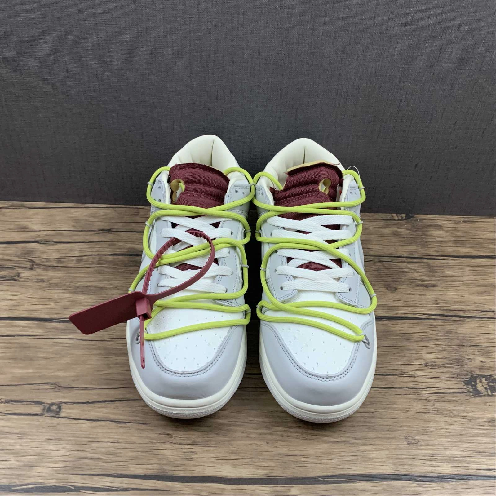 Eco Friendly Manufacturing Dunk Low X Off-White 'Lote 08 de 50' DM1602-106