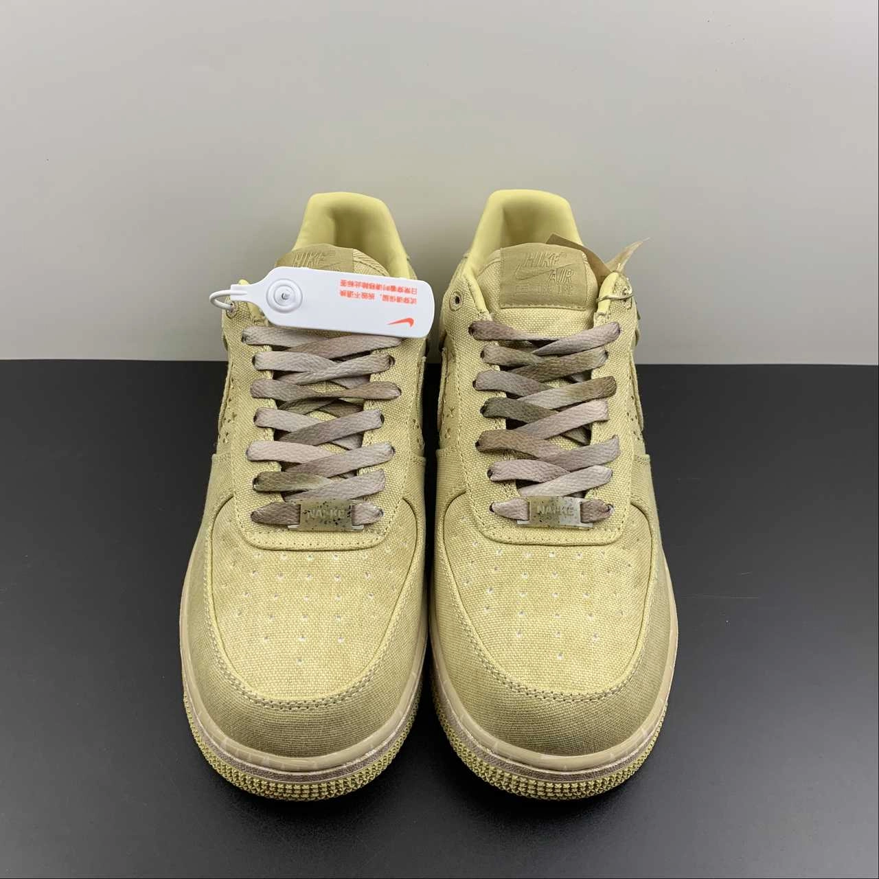 Air Force 1 Low NAI-KE Tan Canvas Light Gum DV4247-211 Harbor Path Chill Mood