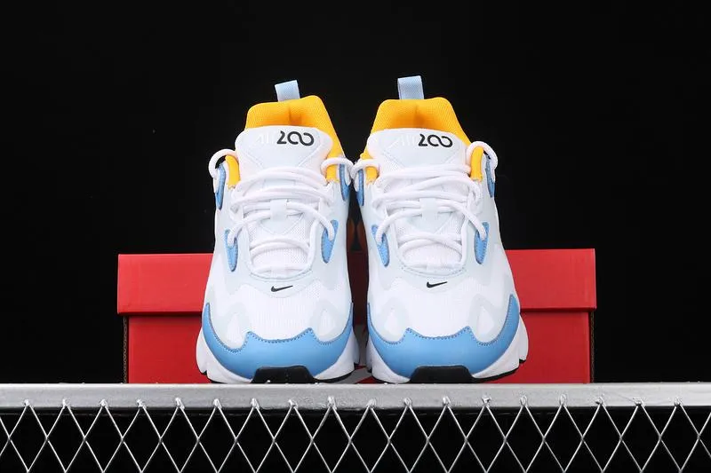 Air Max 200 White Black Wolf Blue AT6175-101 toe - box - roomy - design - spaciousness shoes