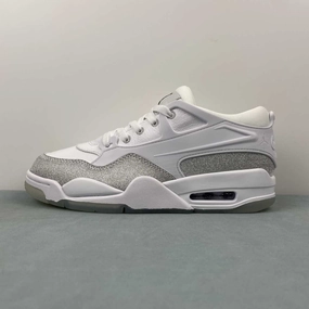 Air Jordan 4 RM White Silver Gray HQ3441-111 Compression Molded EVA Elastic Ankle