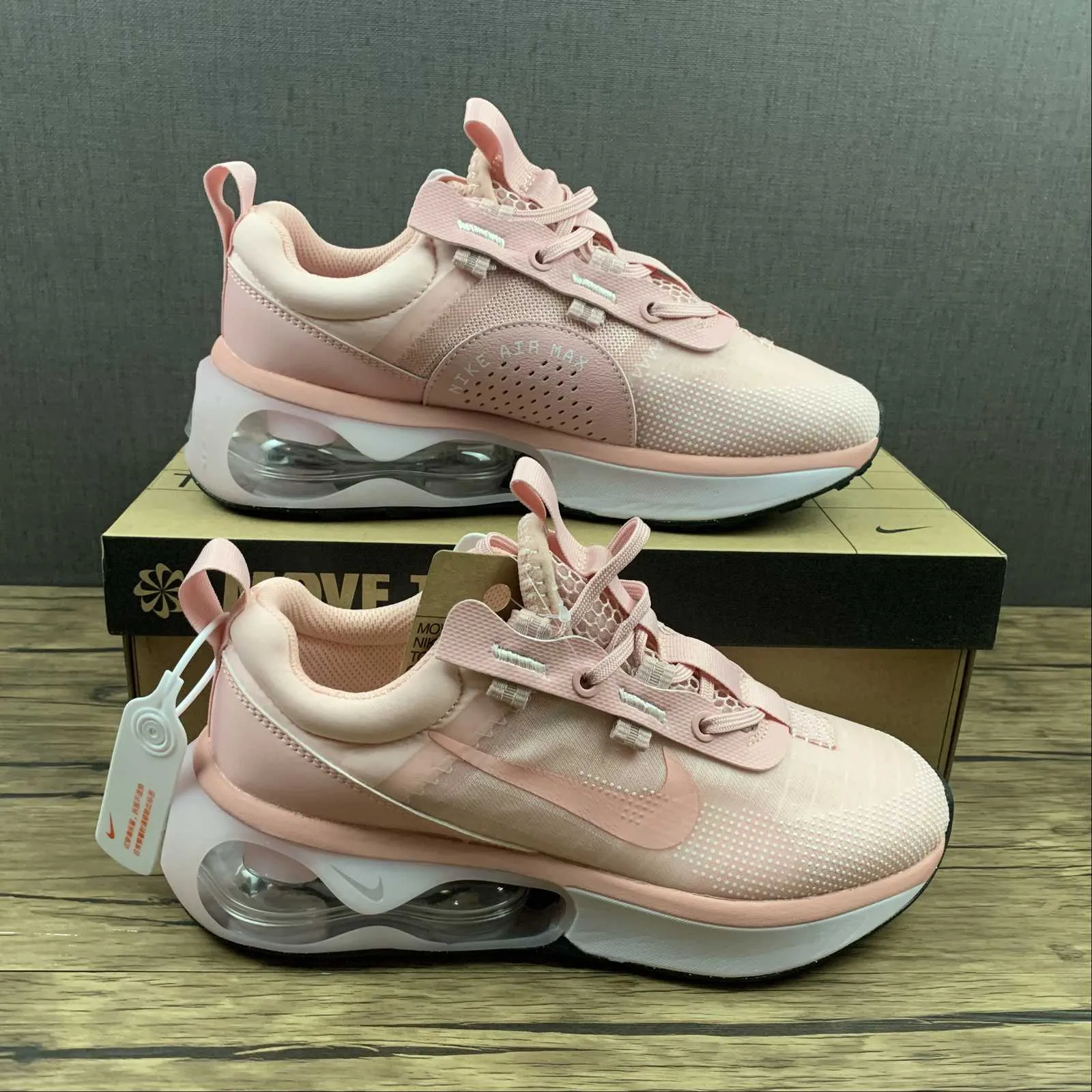 Air Max 2021 Pink Glaze White Black DA3199-600 asymmetrical shoes