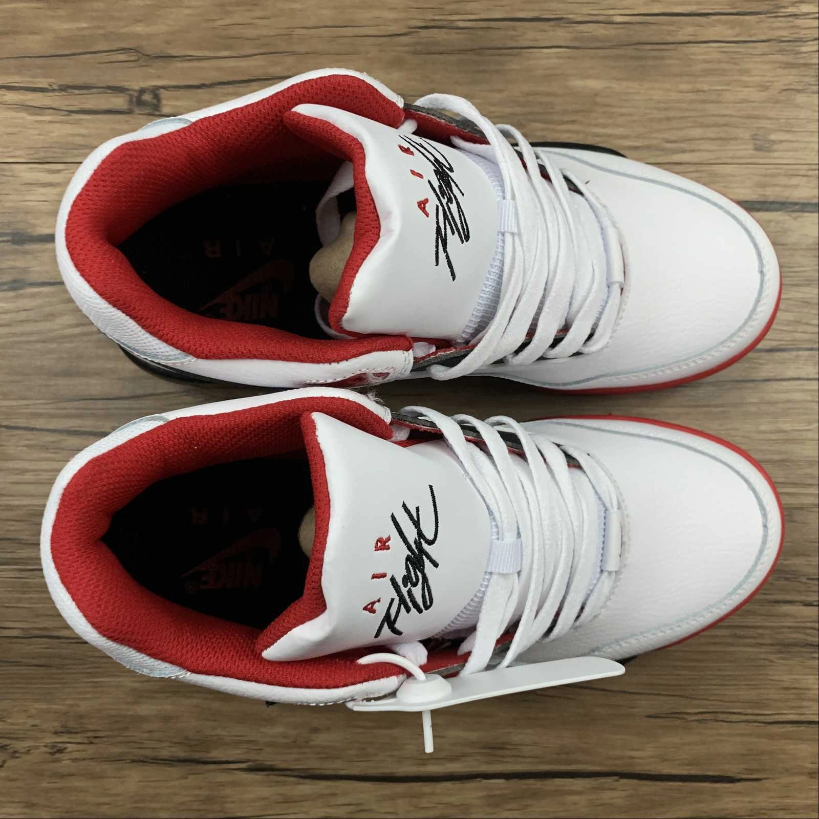 heavy - duty sole shoes Air Flight Legacy Red White BQ4212-100