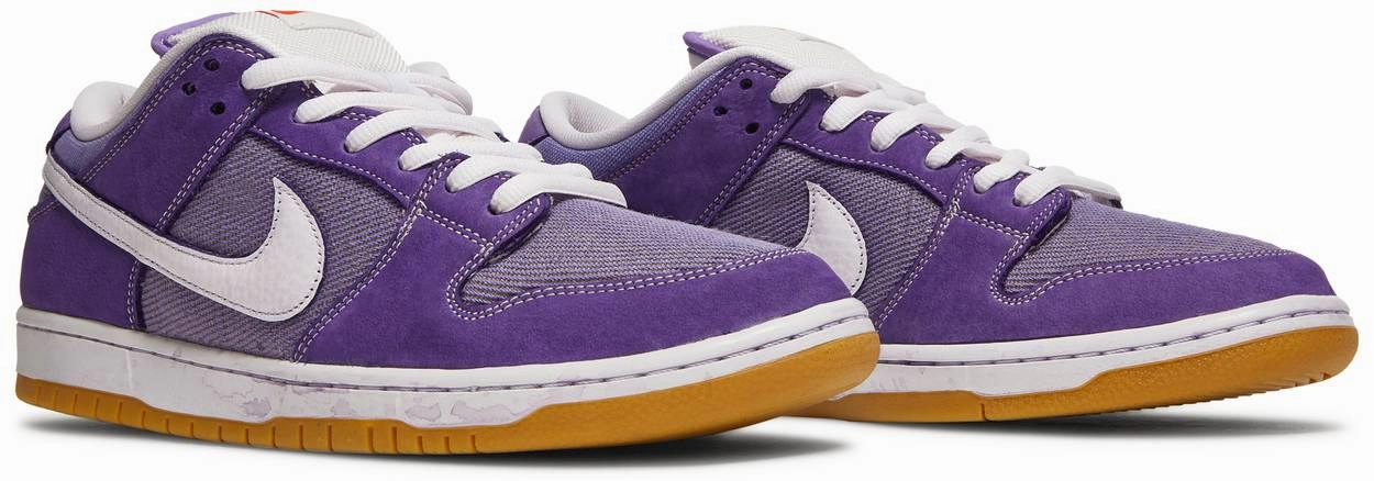 Nike Dunk Low SB Unbleached Pack Lilac Endurance Style.