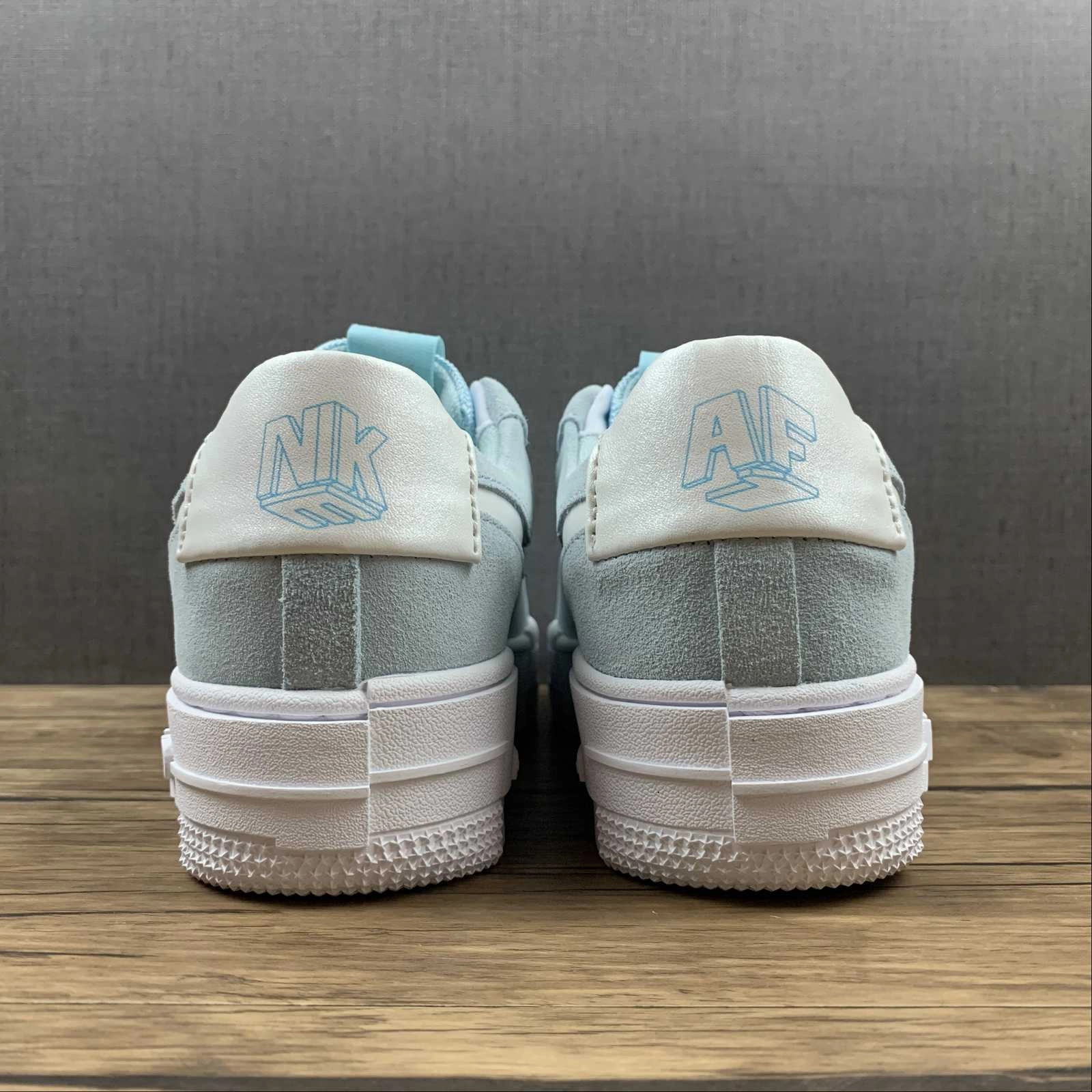 Air Force 1 PIXEL Glacier Blue Mint Green White Pure Platinum DH3855-400 Fast Hike