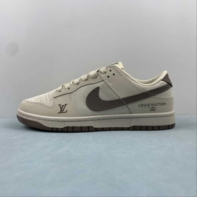 Stretchable Tongue Wear comfort SB Dunk Low LV Brown Black XQ5180-316