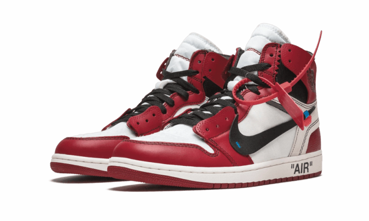 Abrasion Resistant Sole Work Life Air Jordan 1 Retro High Off-White Chicago "The Ten"