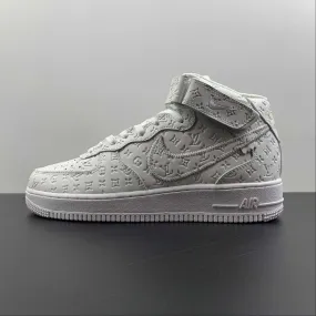 Air Force 1 07 Mid X Louis Vuitton White LD0212 Festival Style Supportive Cushion