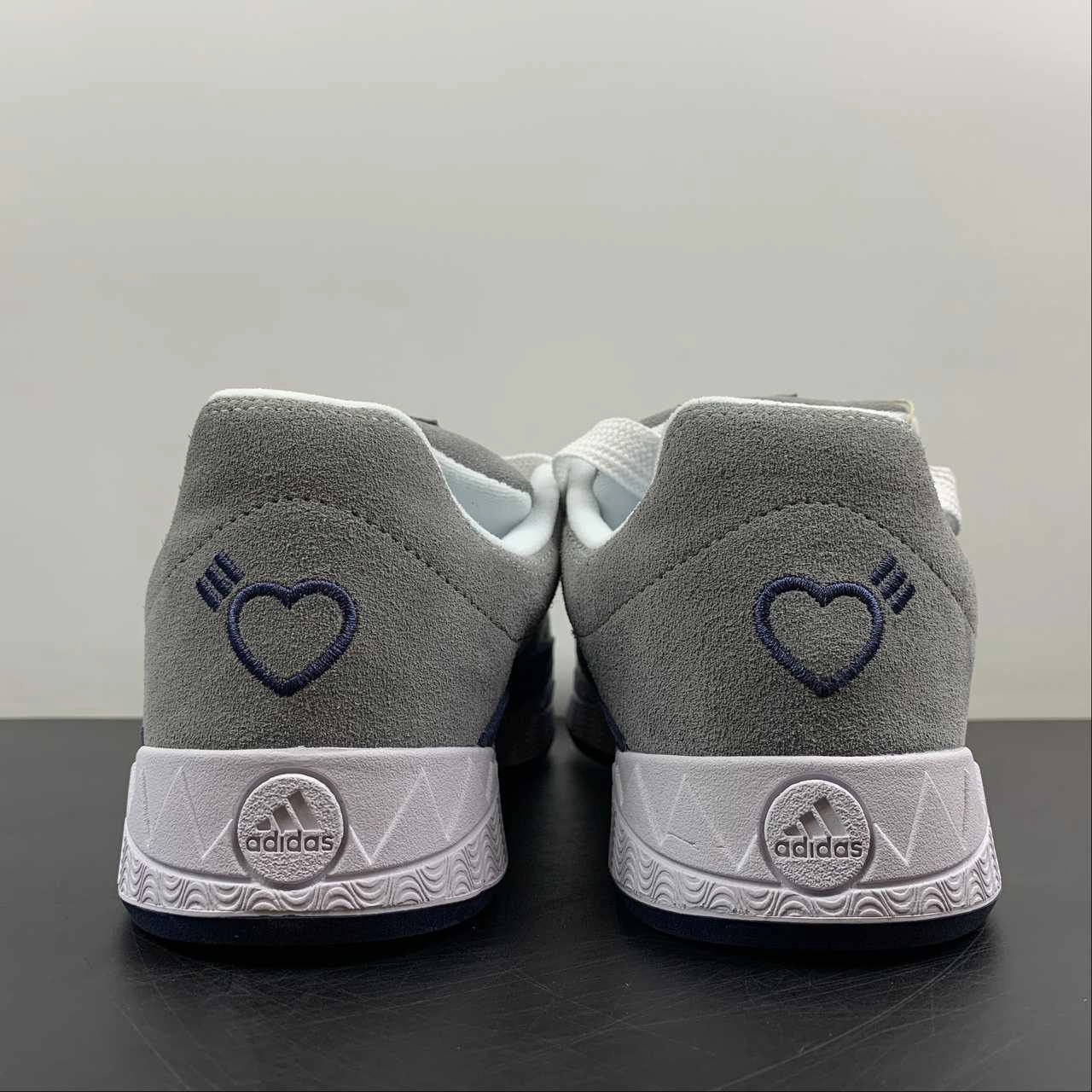 Dry running comfort stylish sports shoes Adidas Adimatic HM Grey Tech Indigo HP9915