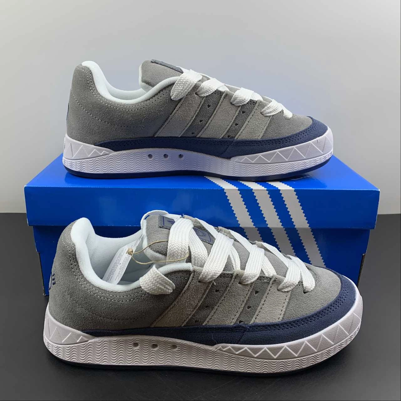 home - workout running shoes adventure - themed running gear Adidas Adimatic HM Grey Tech Indigo HP9915