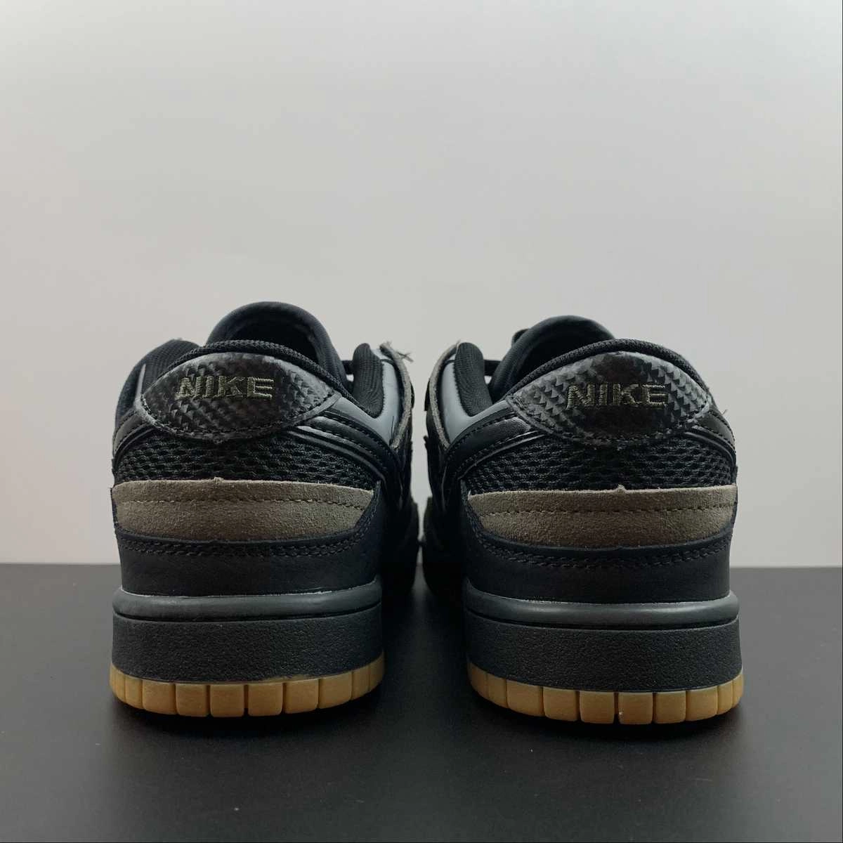 SB Dunk Low Scrap Cool Gray Black Gum DB0500-001 Daily Wear
