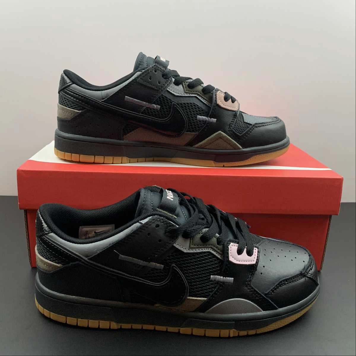 SB Dunk Low Scrap Cool Gray Black Gum DB0500-001 Natural Grip Torsional Stability Frame