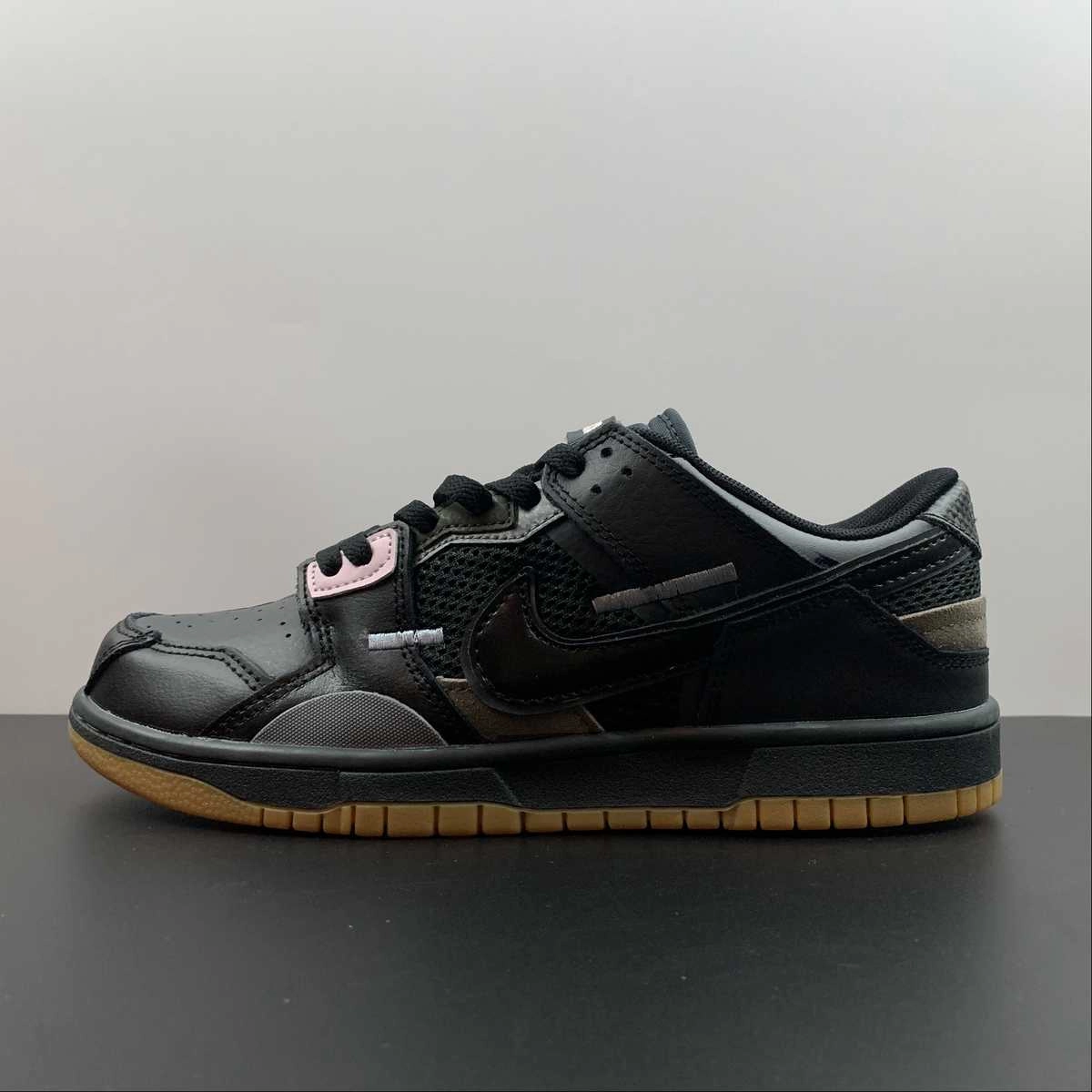 SB Dunk Low Scrap Cool Gray Black Gum DB0500-001 MeshFabric Elite Cushioning