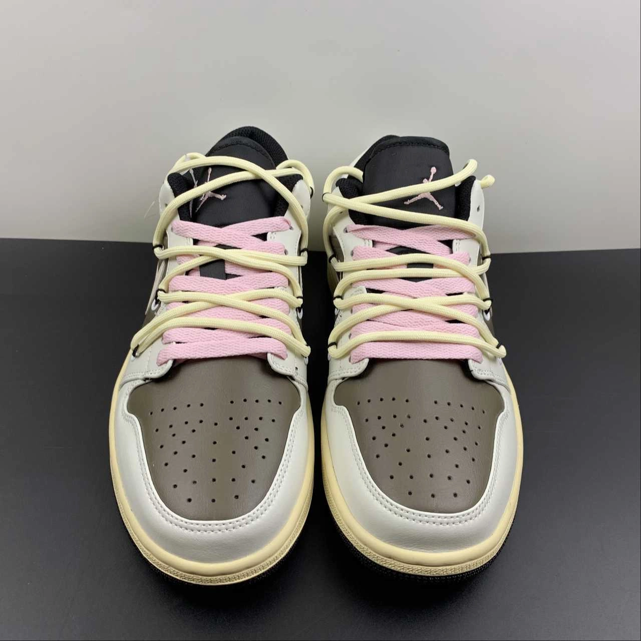 Comfort Advantage Air Jordan 1 Low ??Made With Love?? Grey Brown 553558-062