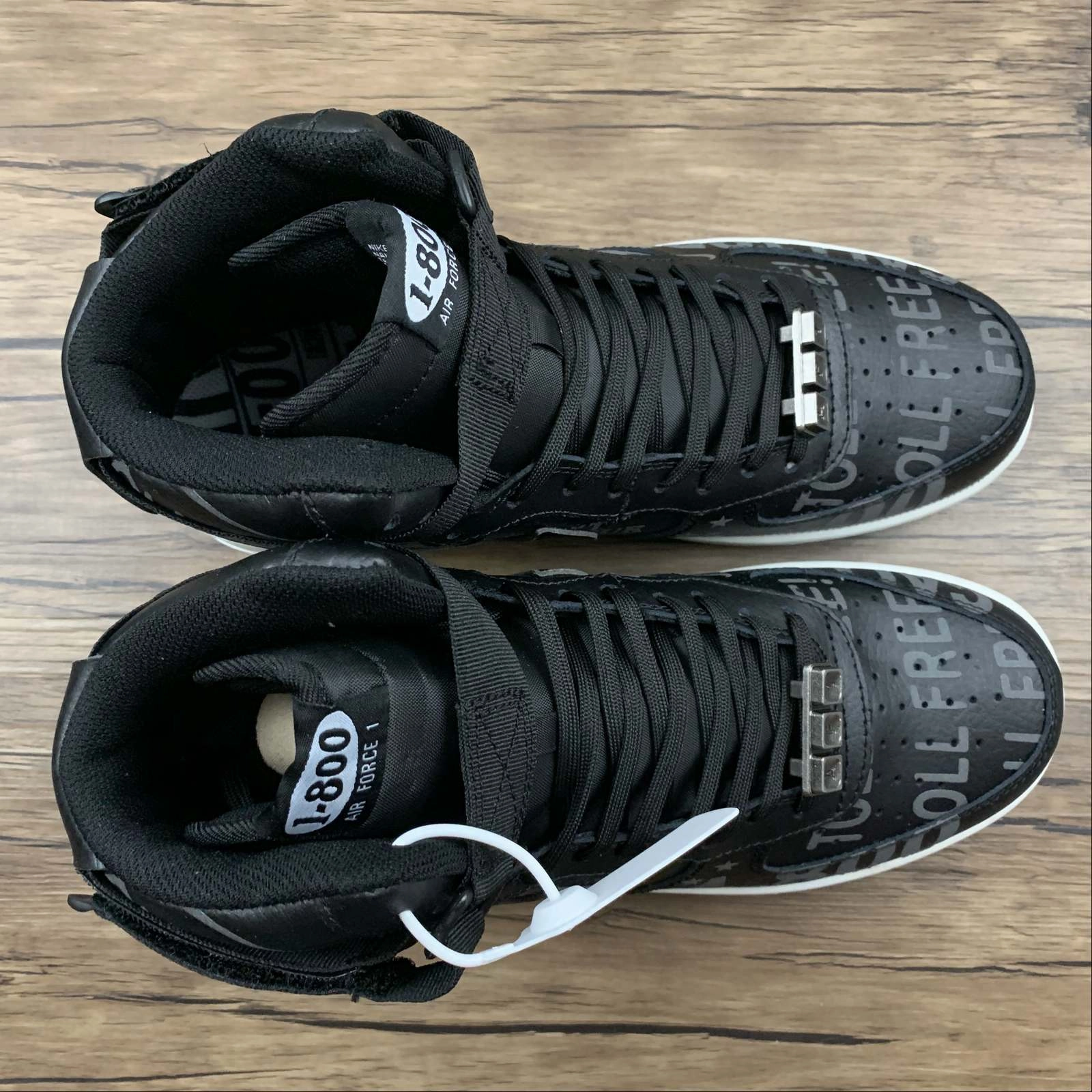 Look Walk Comfortable Arch Support Air Force 1 High 07 PRM Toll Free Black Sail Vast Grey CU1414 001