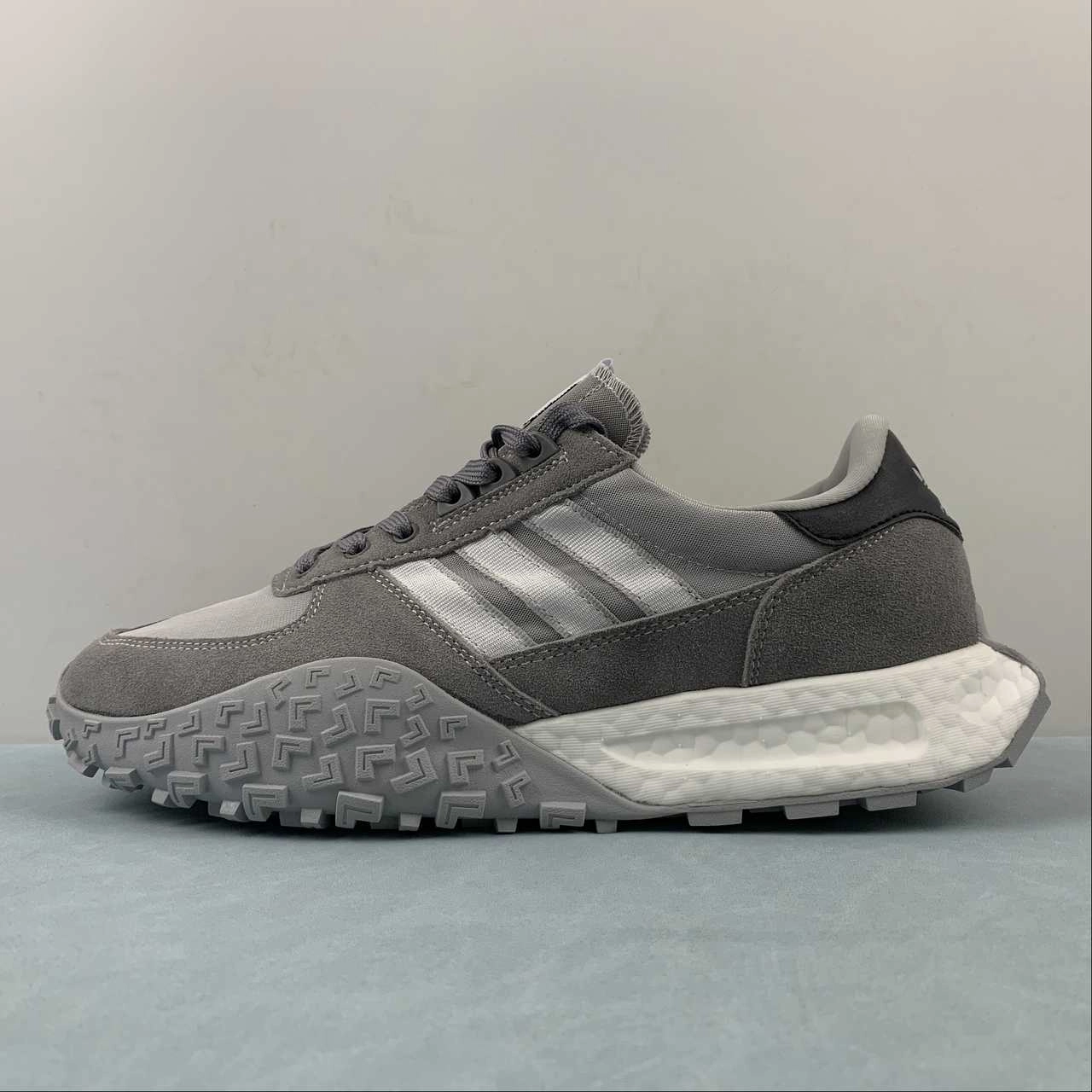 flexible midsole shoes amateur runner's shoe choice Adidas Retropy E5 W.R.P. Dark Grey Cloud White HQ1861