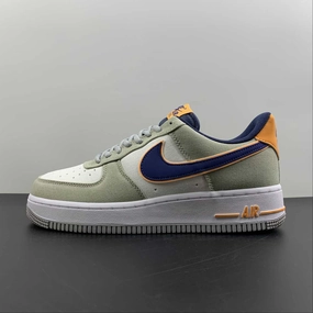 Relaxed Days Air Force 1 07 Low Orange Grey Navy Blue DG2296-021