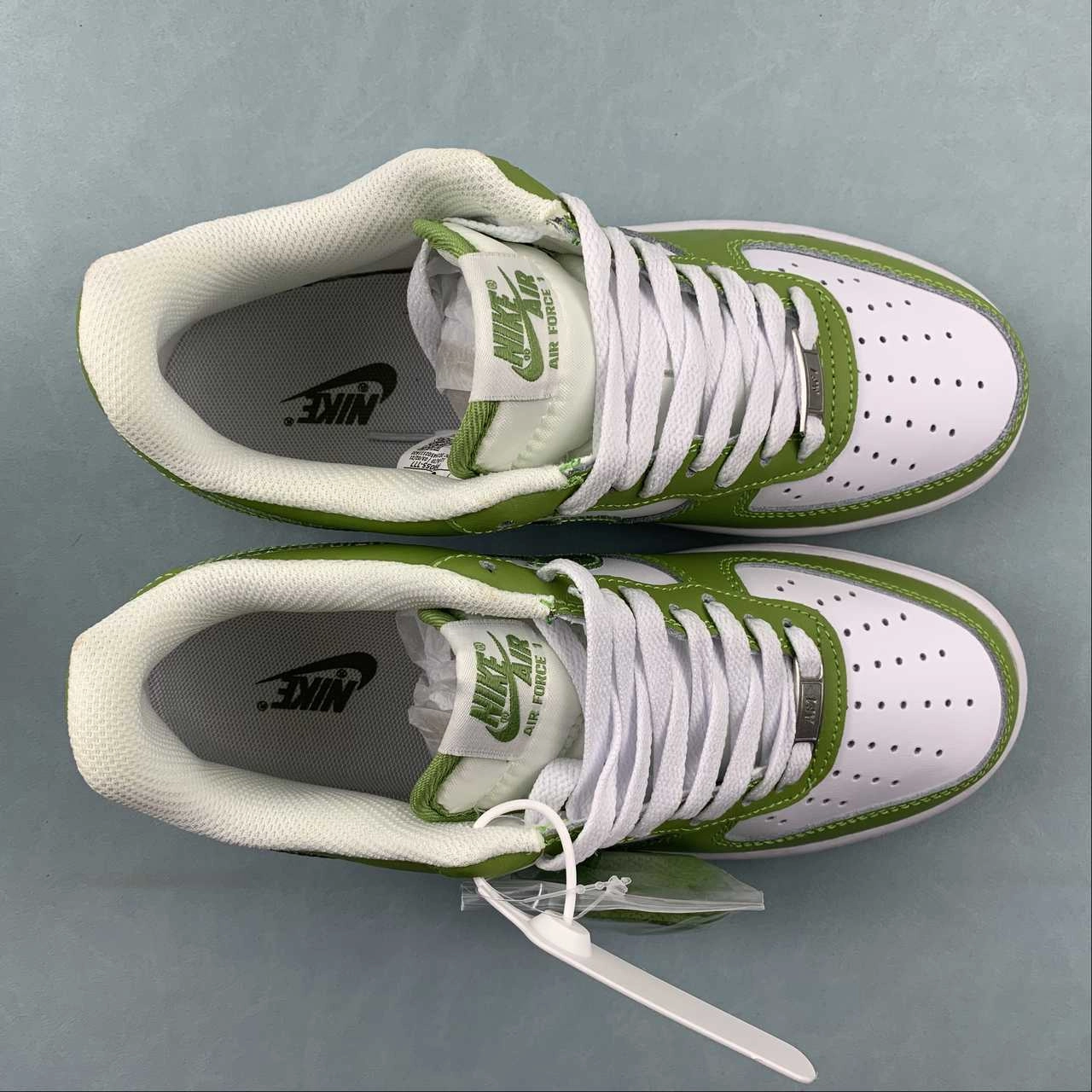 Fast Move Stylish Edge Air Force 1 07 Low Green White Gum PF9055-777