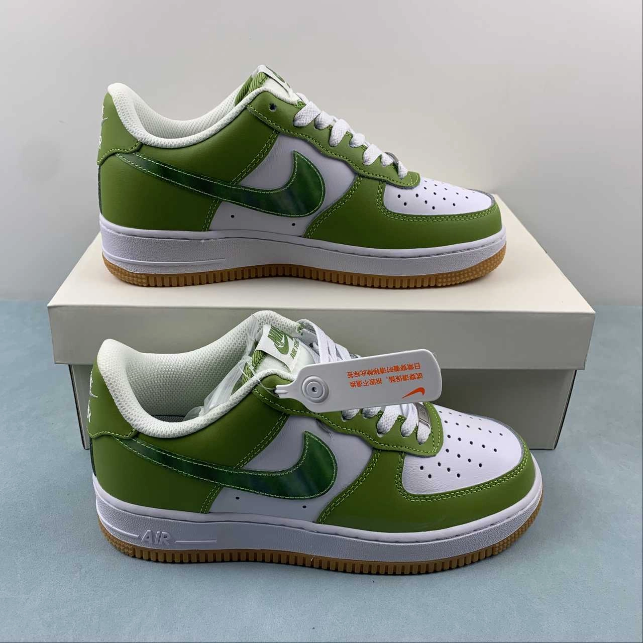 Breathable Design Air Force 1 07 Low Green White Gum PF9055-777