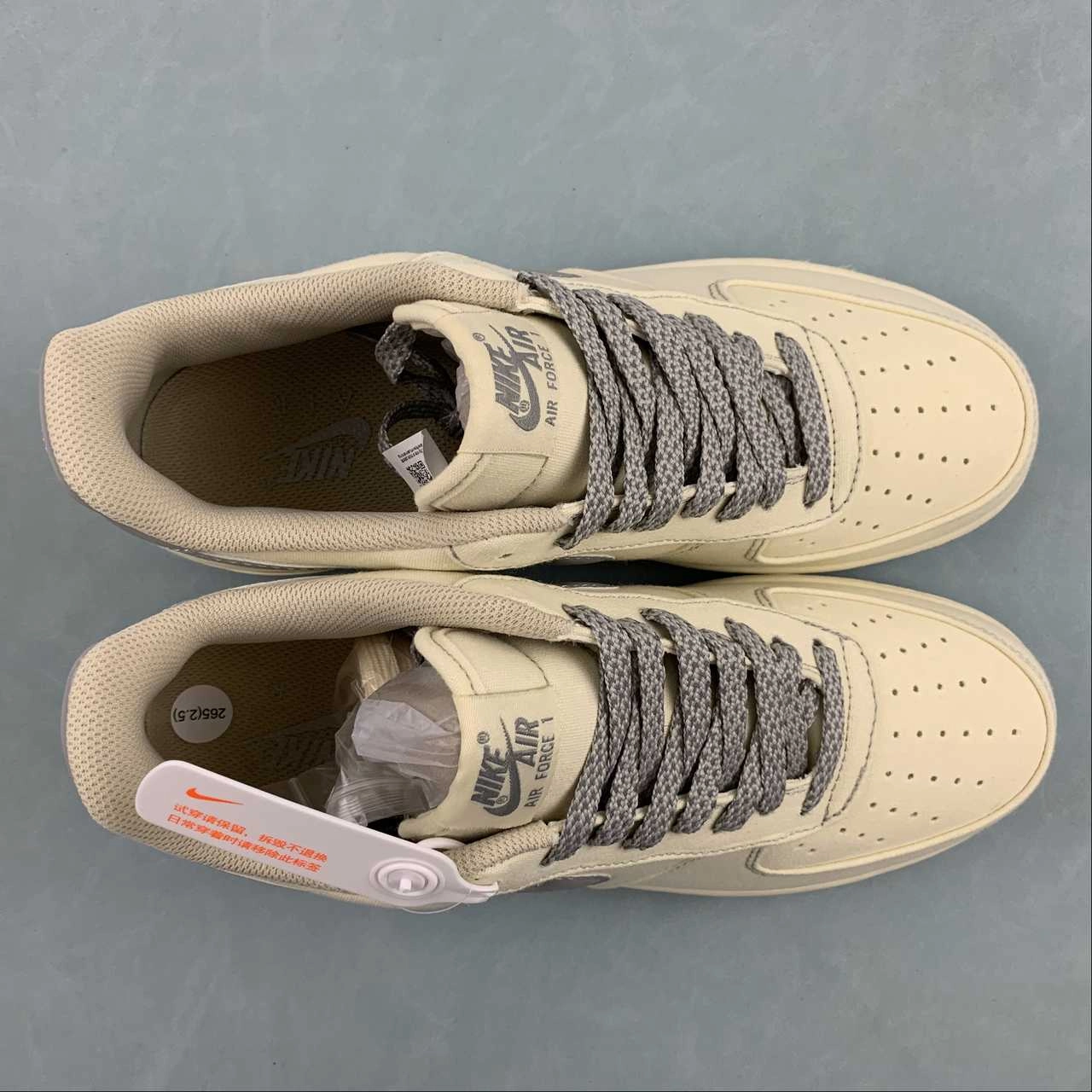 Air Force 1 07 Low Sail Off White Silver TQ1456-222 Stain Resistant