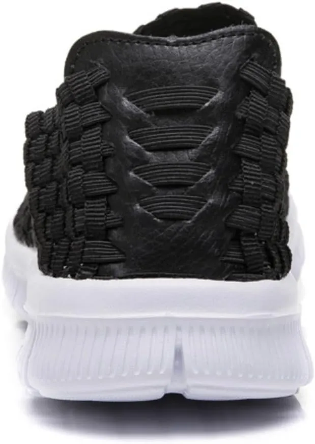 Women Elastic Woven Walking Shoes Lightweight Breathable Mary Jane Nurse Shoes Comfy Casual Non Slip Lightweight Sneakers Flats Sandals Indoor Outdoor