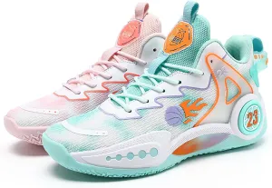 Women Men Basketball Shoes Casual Fashion High Top Lace Up Running Sneakers Color Blocking Sport Shoes Walking Tennis Shoes