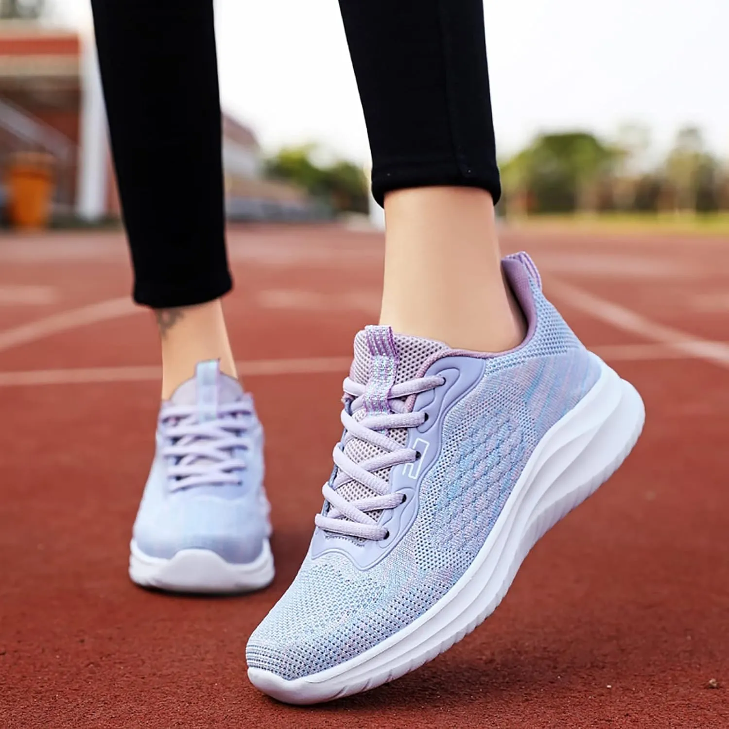 Women Running Shoes Womens Walking Shoes Breathable Lightweight Tennis Shoes Casual Non Slip Workout Sneakers