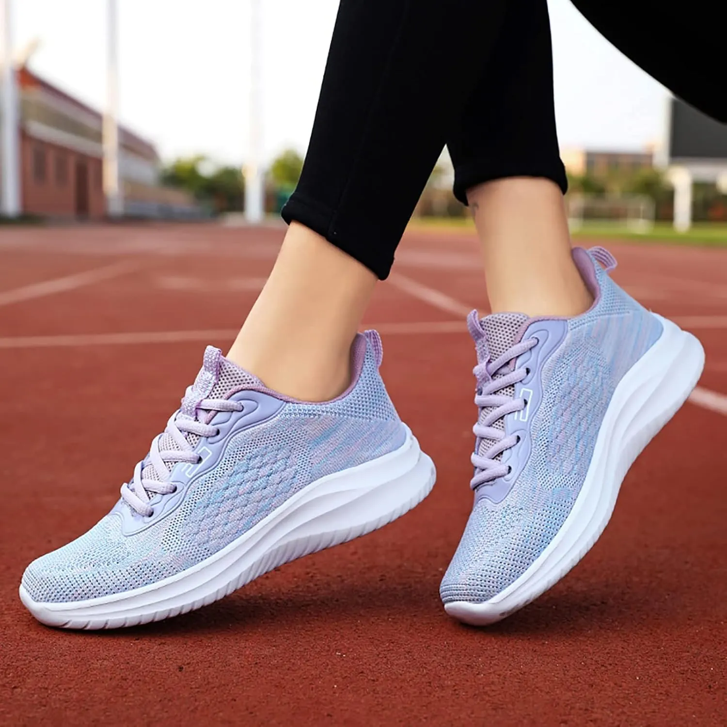 Women Running Shoes Womens Walking Shoes Breathable Lightweight Tennis Shoes Casual Non Slip Workout Sneakers