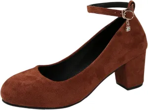 Women's Casual Shoes with Chunky Heel Perfect for Daily Slip On for Comfortable Fit Shoes Elegant Casual Walking