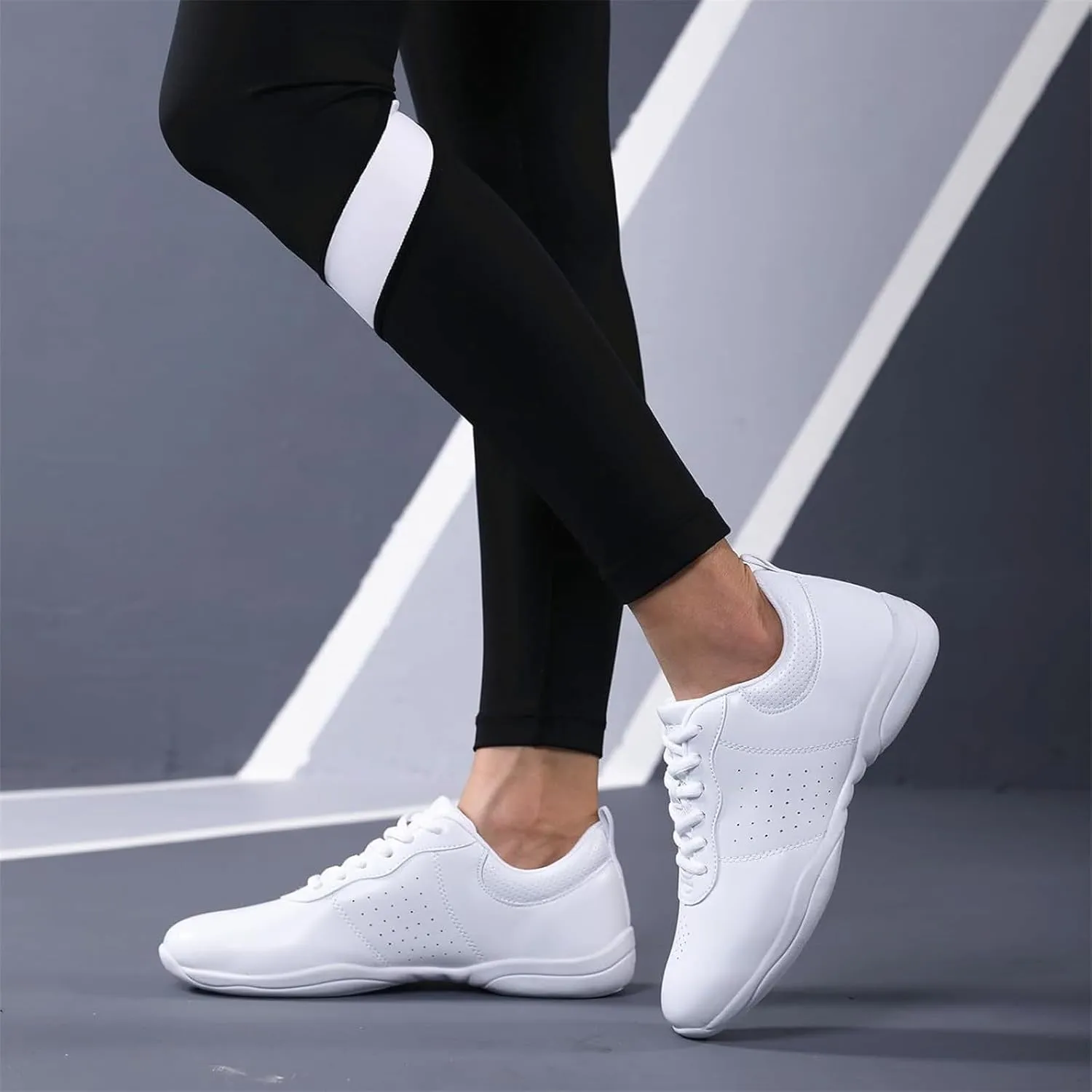 Women's Fashion Sneaker Non Slip Flat Lace Up Running Shoes Casual Comfy Breathable Walking Tennis Shoes
