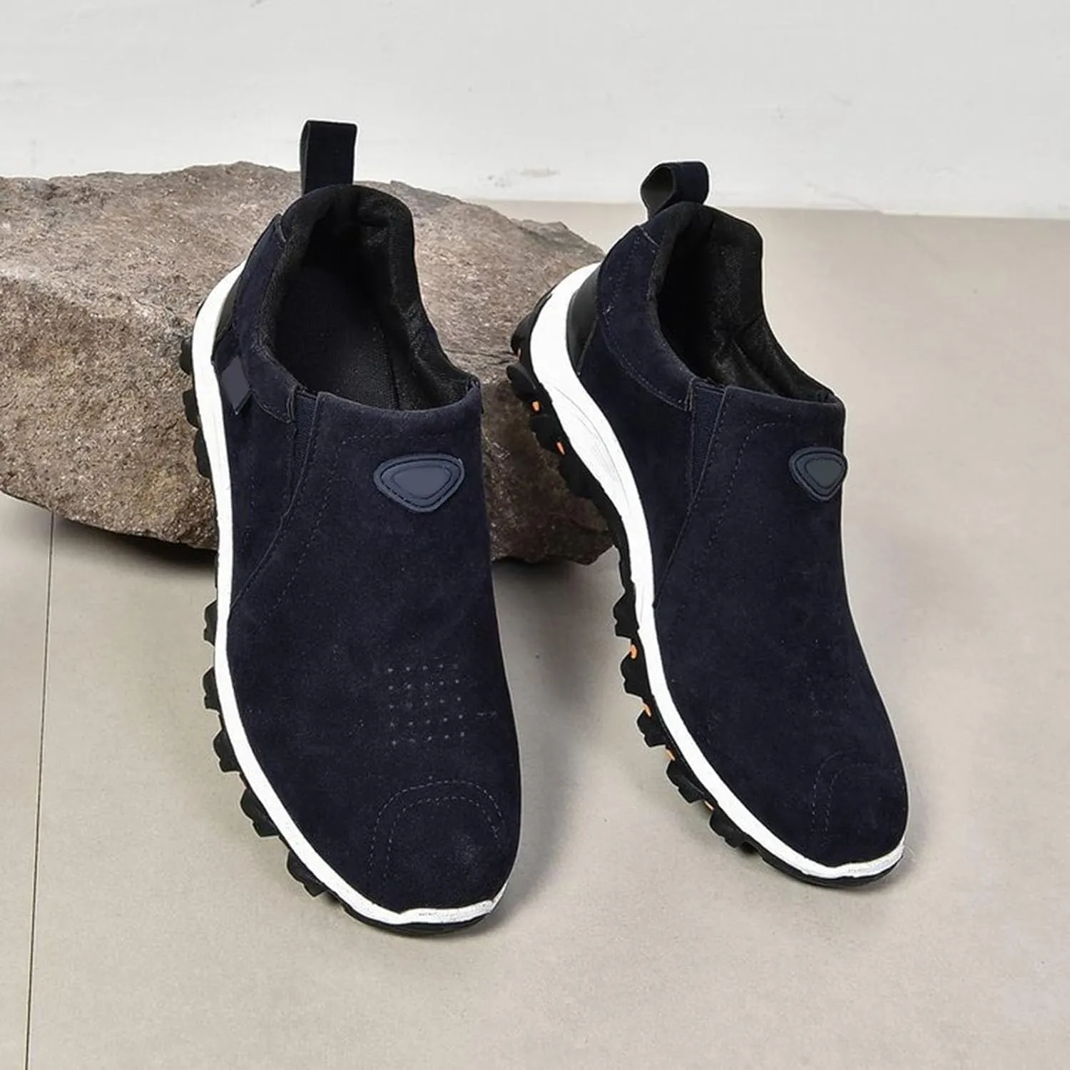 Women's Fashion Sneakers Non Slip Comfortable Hiking Shoes Slip On Orthopedic Shoes Arch Support Walking Shoes