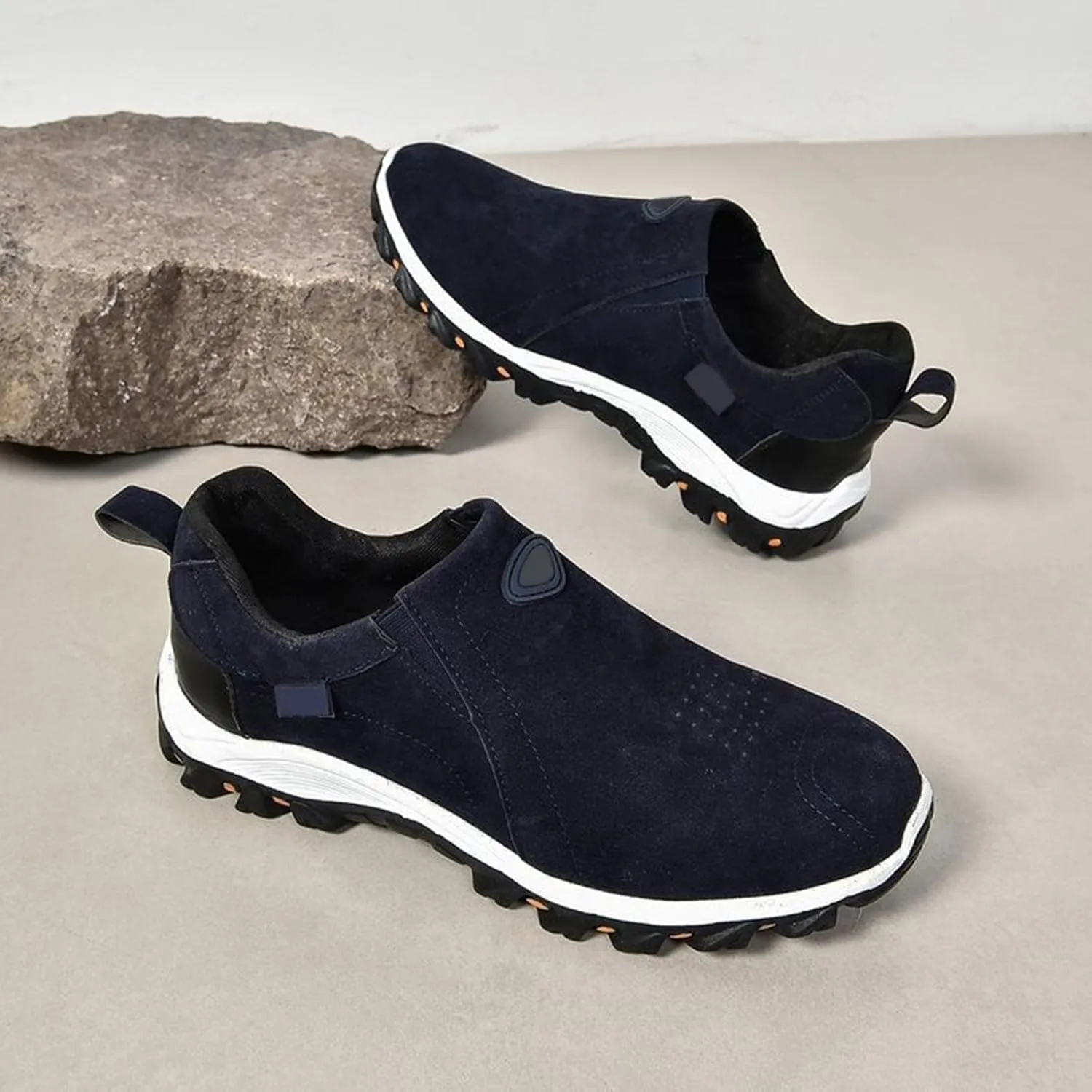 Women's Fashion Sneakers Non Slip Comfortable Hiking Shoes Slip On Orthopedic Shoes Arch Support Walking Shoes