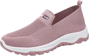 Women's Platform Sneakers Fashion Casual Slip On Walking Shoe Non Slip Lightweight Casual Running Shoes