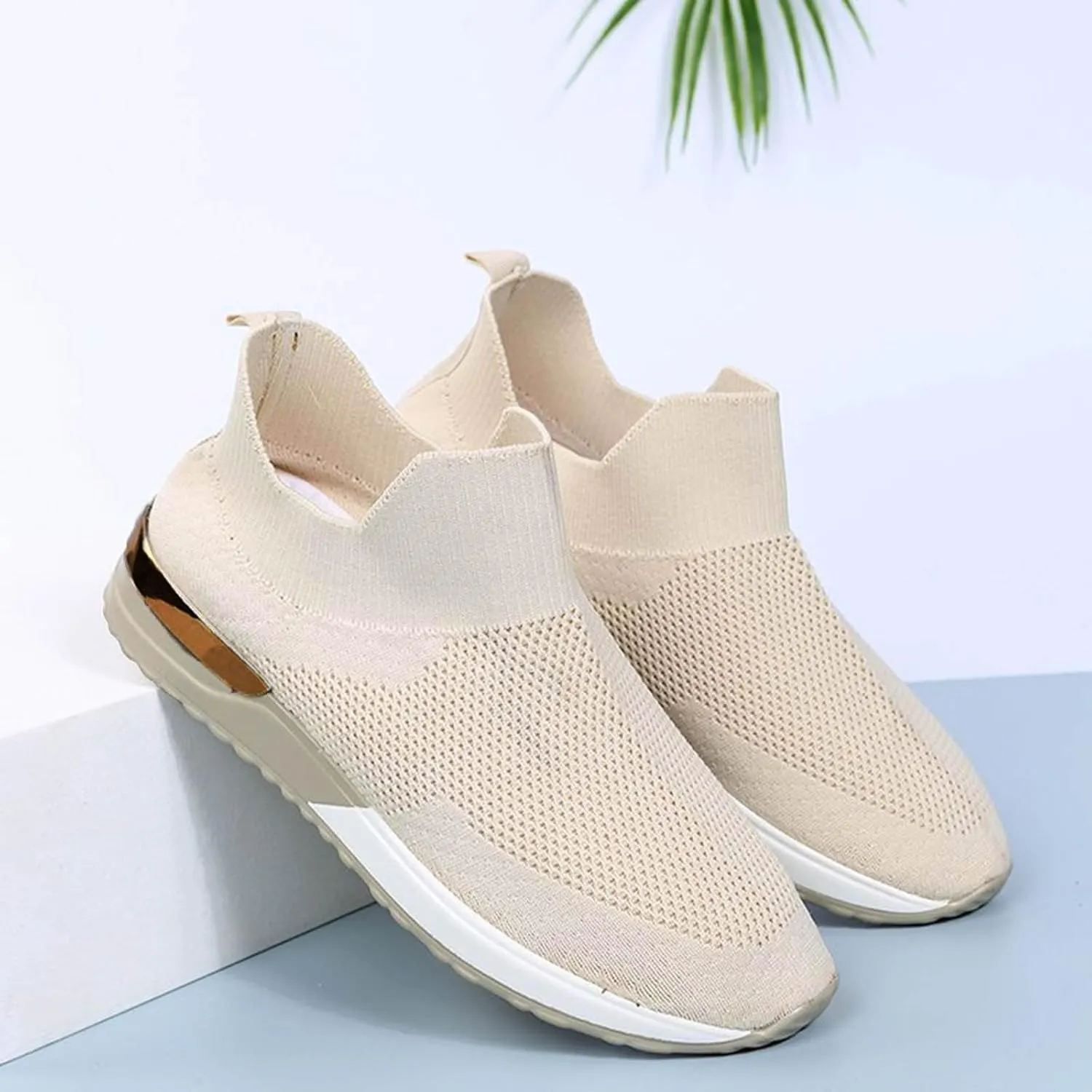 Womens Walking Shoes Lightweihgt Breathable Slip on Athletic Sneakers Casual Comfortable Tennis Running Shoes