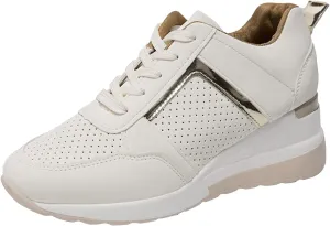 Womens Walking Shoes Thick Sole Fashion Breathable Sneakers Comfortable Slip On Casual Platform Sneakers for Women