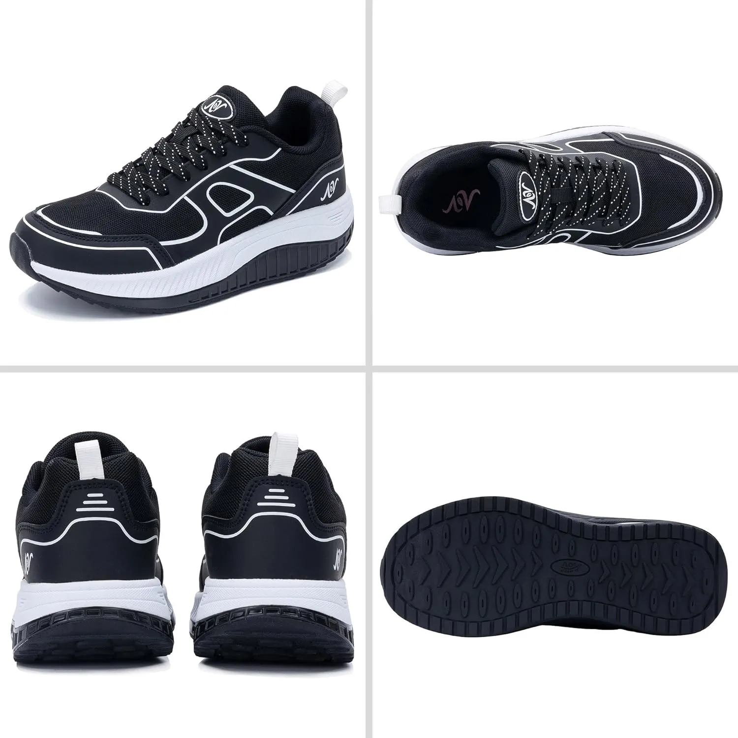 Women's Walking Shoes with Arch Support Orthotic Plantar Fasciitis Sneakers Tennis Running Shoes