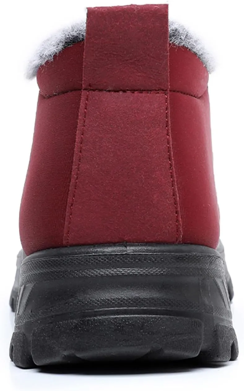 Women's Waterproof Winter Snow Boots Lightweight Warm Faux Fur Lined Mid-Calf Booties Lightweight Winter Warm Thermal
