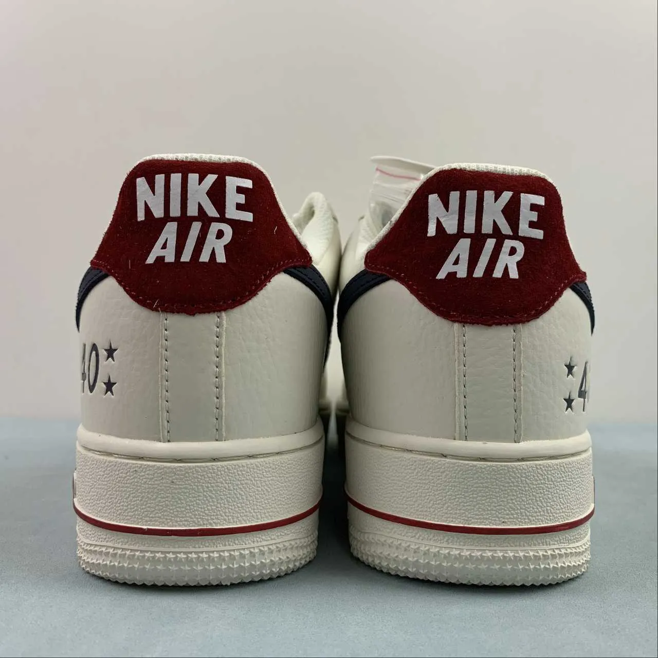 Classic Comfort Air Force 1 07 Low 40 Off White Navy Blue Dark Red BS9055-740