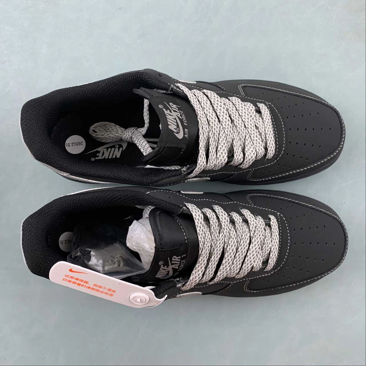 Air Force 1 07 Low Black Silver DH5696-228 Soft Cushioning