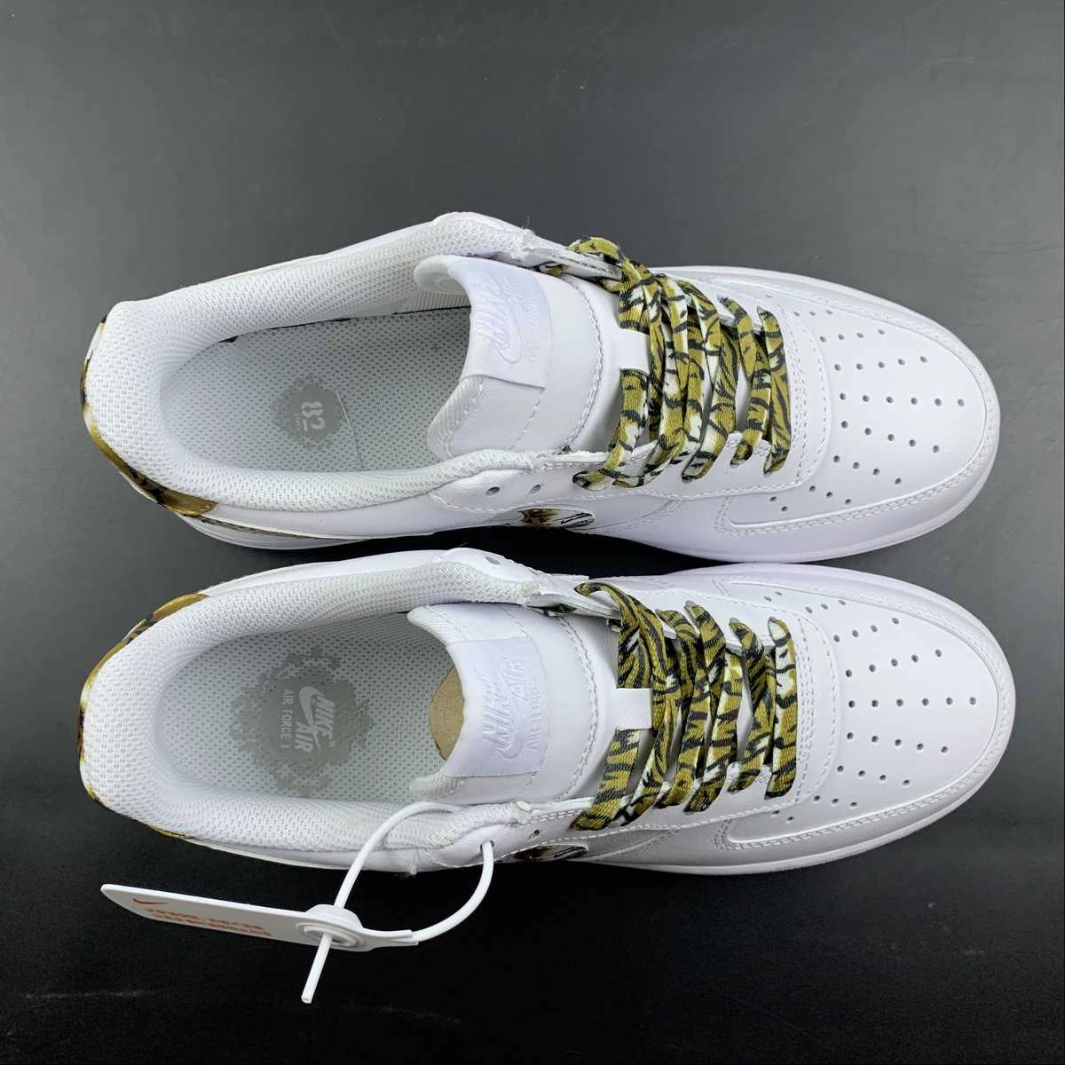 Air Force 1 07 Low Tiger Brown Black White CZ0270-108 Comfy Pair