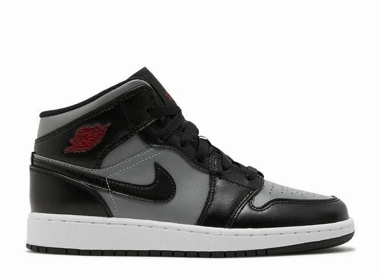 Air Jordan 1 Mid Shadow Red (GS) Sculpted wear Peak Performance